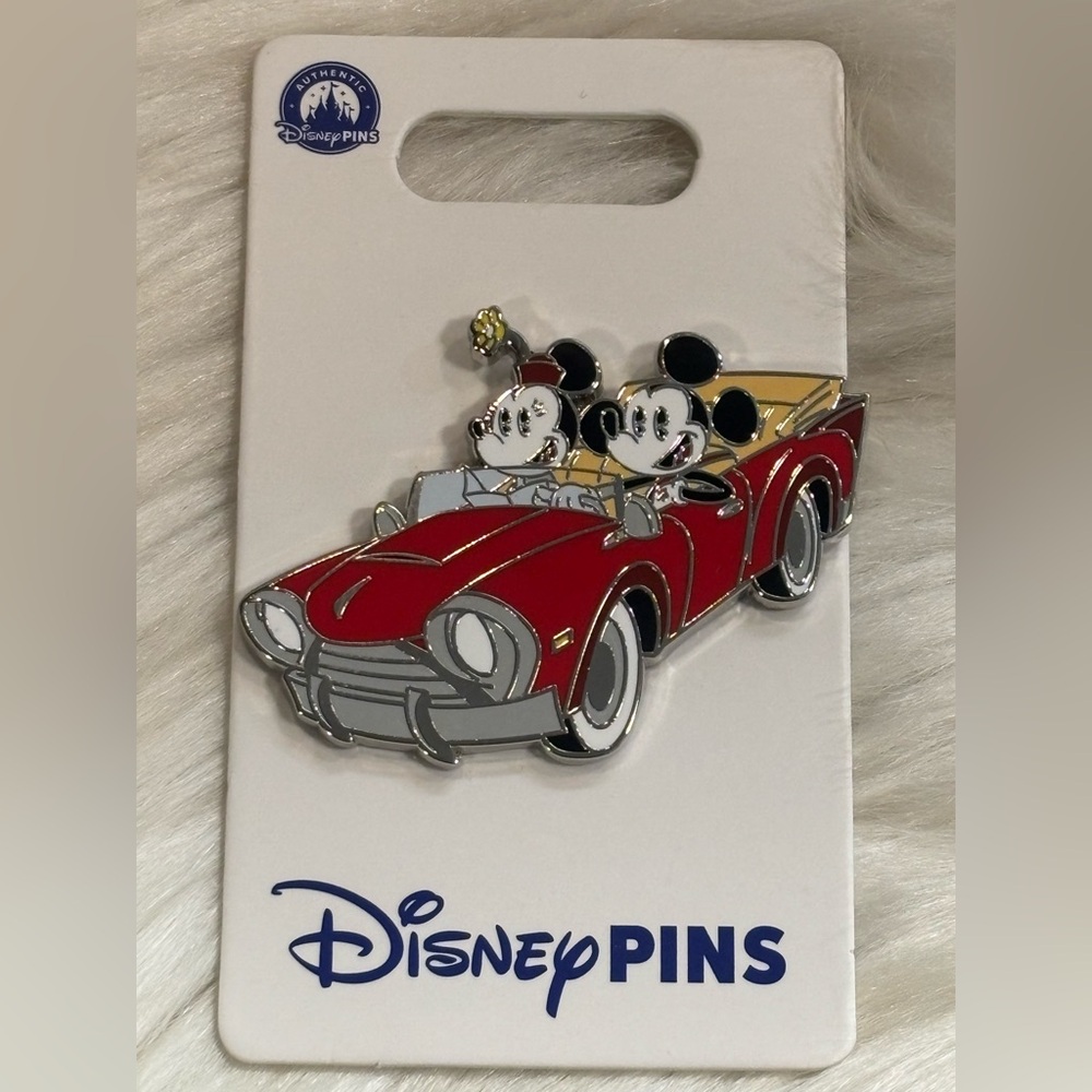 2024 Disney Parks Mickey & Minnie Mouse Runaway Railway Red Car OE Pin